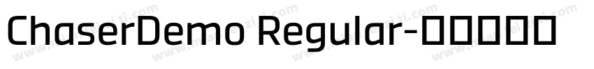 ChaserDemo Regular字体转换